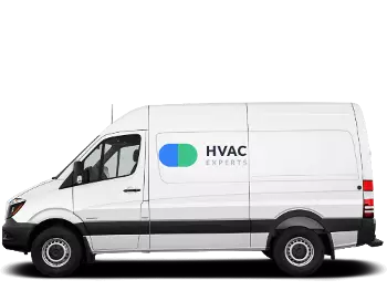 HVAC Company Van in Irvine